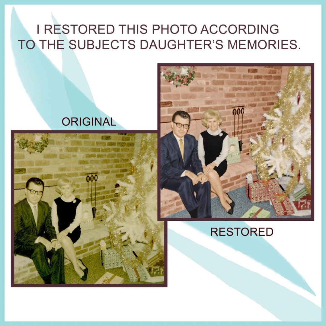 Restored Photo According to the Subject